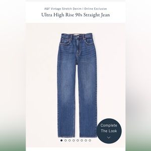 NWT Abercrombie 90s Jeans